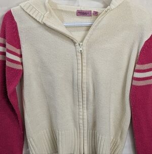 Retro Vintage Y2K Knitted Jacket W Embroided Legacy Text On The Back